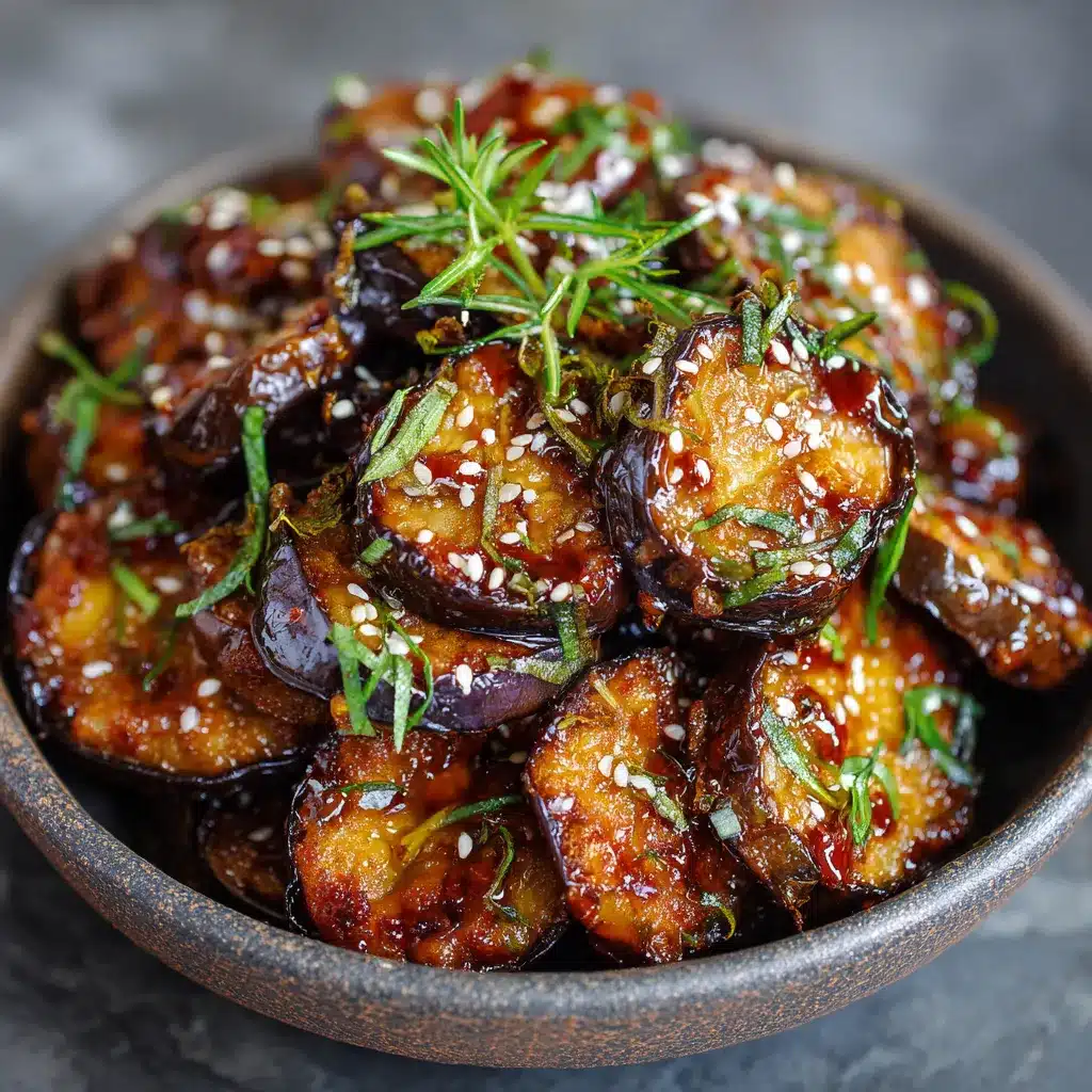 Savory Crispy Roasted Eggplant with Irresistible Glaze