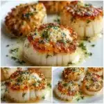 Baked Garlic Butter Scallops