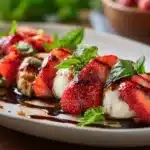 Balsamic Strawberry Caprese