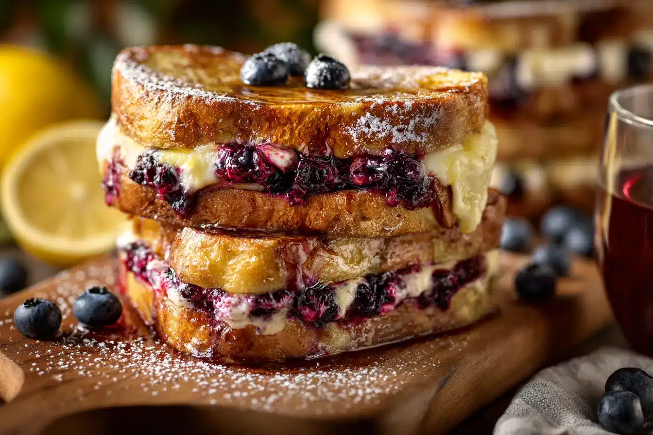 Blueberry Lemon Ricotta Stuffed French upscaled 688310ba889bd