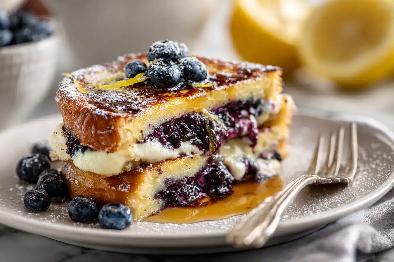 Blueberry Lemon Ricotta Stuffed French upscaled 688311325f9c0