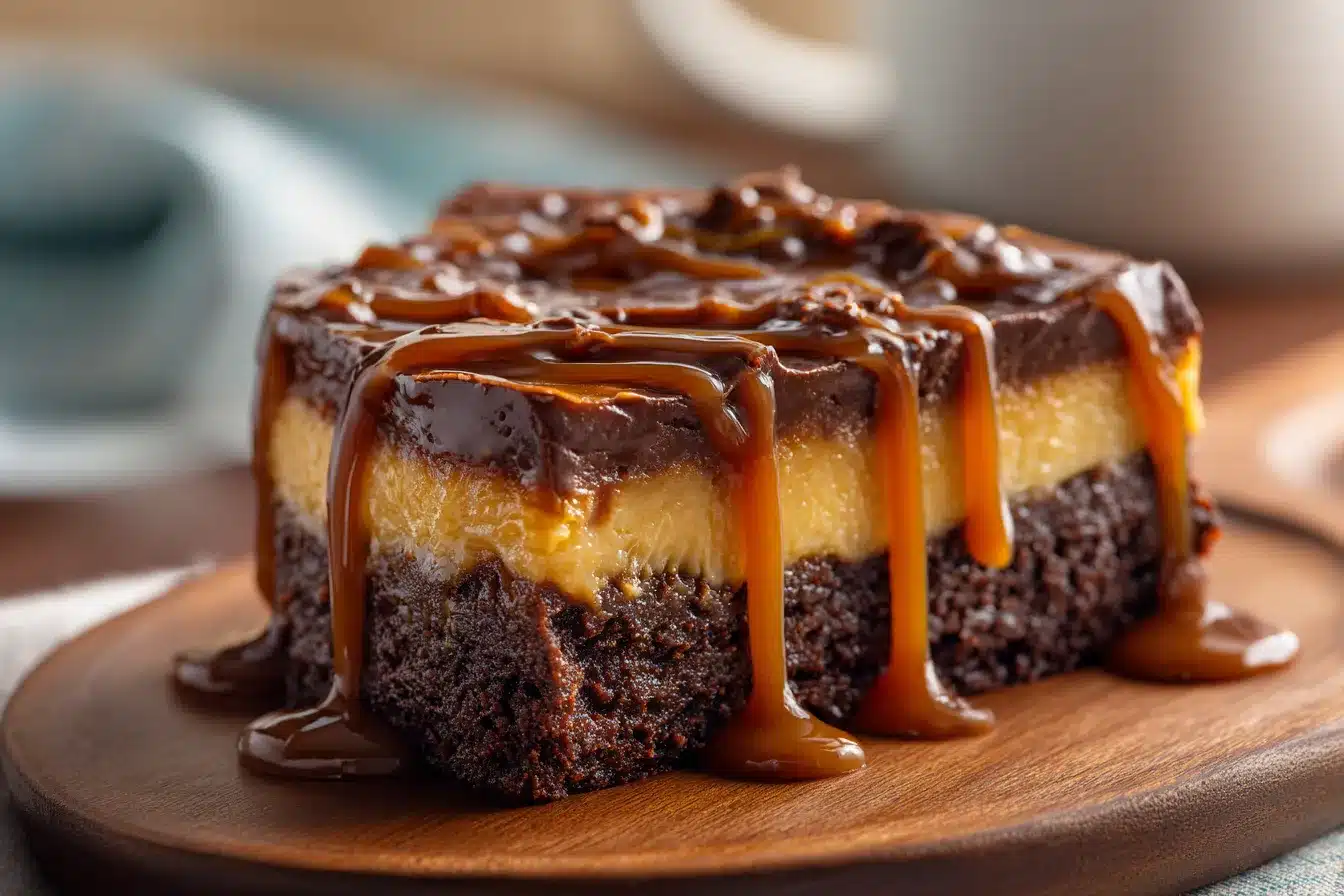 Caramel Brownie Cheesecake upscaled 688037d258e06