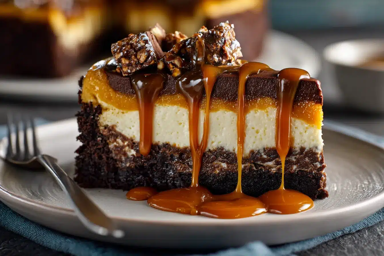 Caramel Brownie Cheesecake upscaled 6880384a2c901