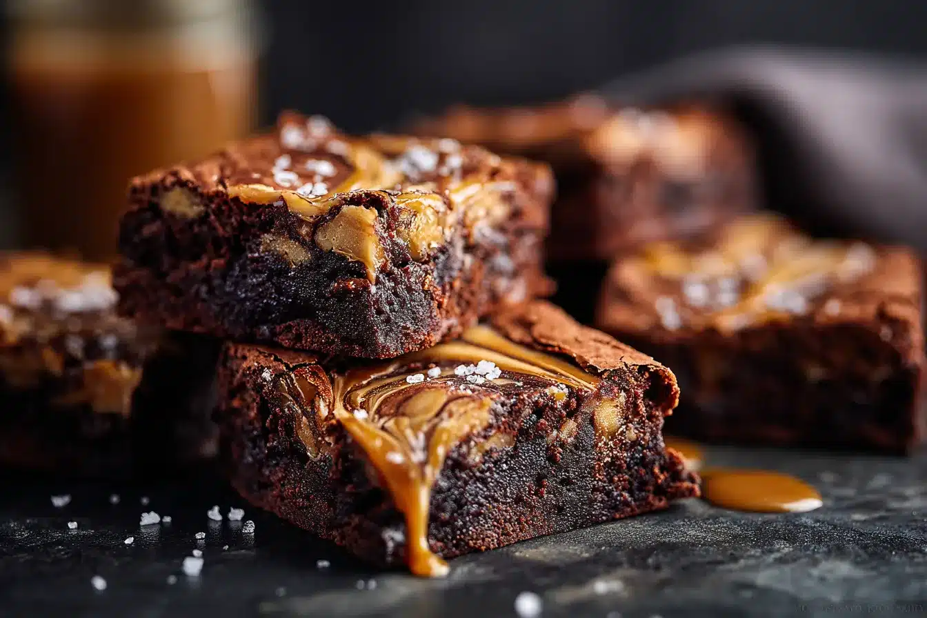 Caramel Swirl Brownies upscaled 688526df32b56