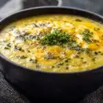 Cheddar Garlic Herb Potato Soup