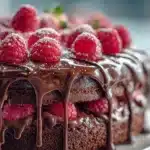 Chocolate Raspberry Drip Cake