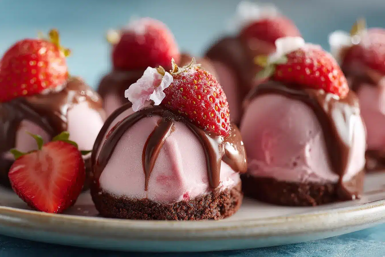 Chocolate Strawberry Frozen Yogurt upscaled 687ba61265361