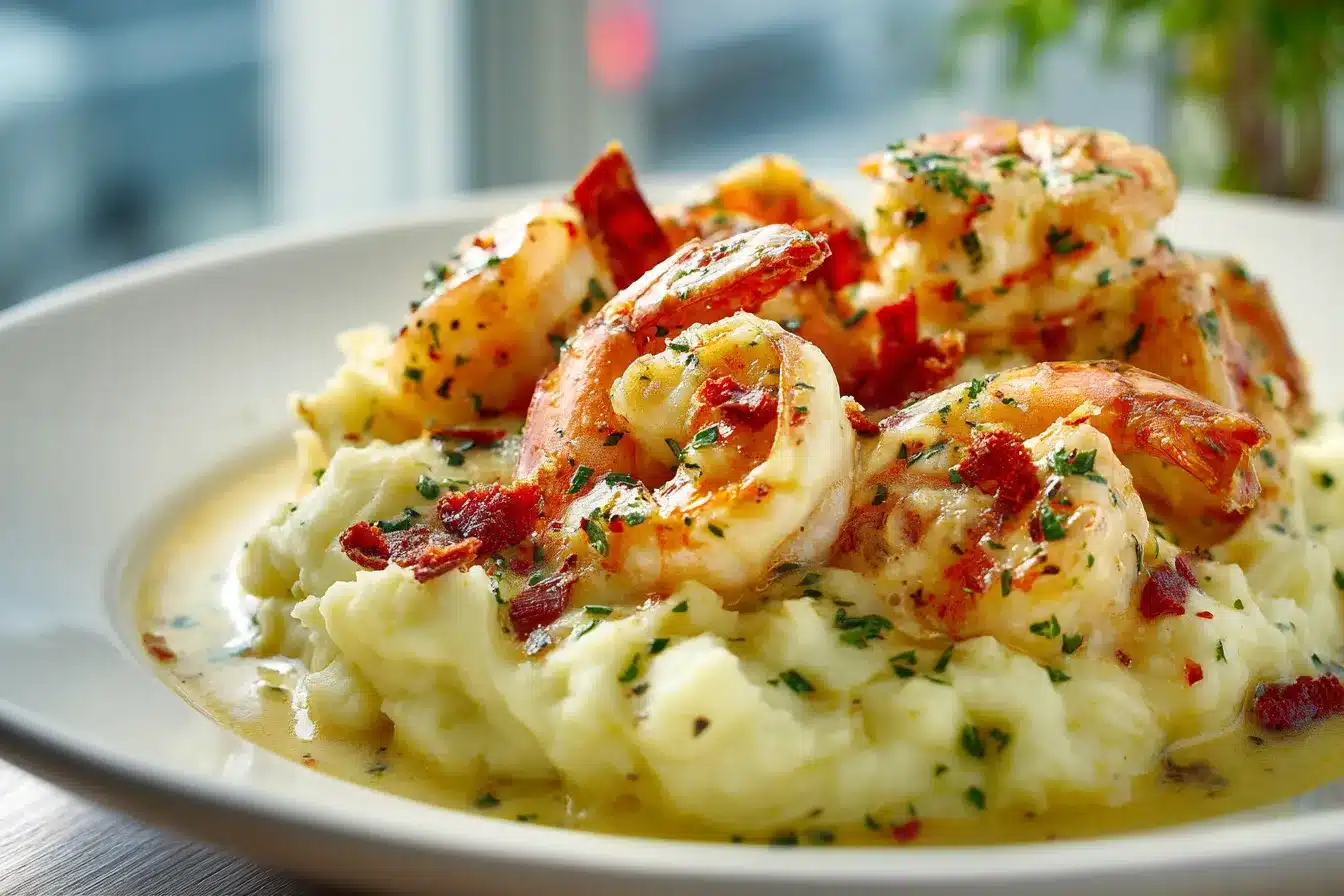 Irresistible Creamy Garlic Shrimp Dreamy Mashed Potatoes