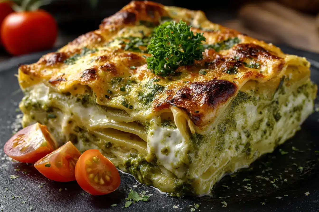 Creamy Pesto Lasagna upscaled 688042d65ed0e