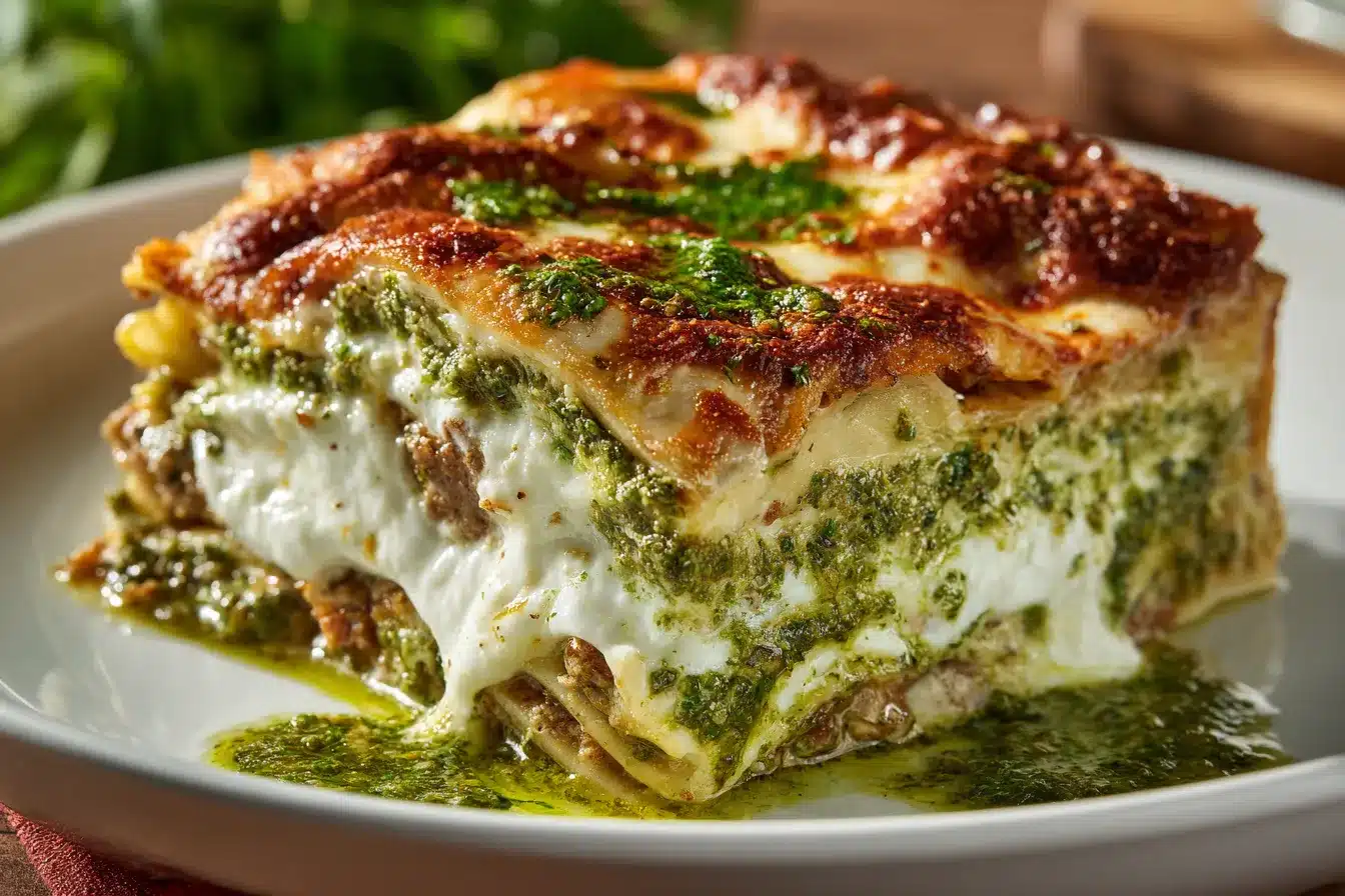Creamy Pesto Lasagna upscaled 688043c624556