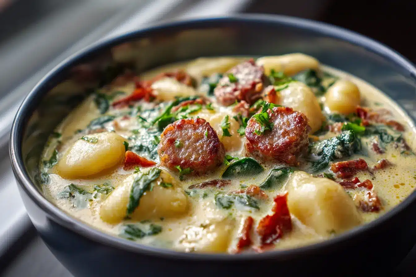 Creamy Sausage Gnocchi Soup upscaled 688373667e541