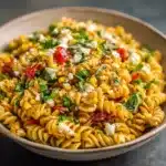 Creamy Street Corn Pasta Salad