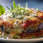 Crispy Baked Eggplant Parmesan