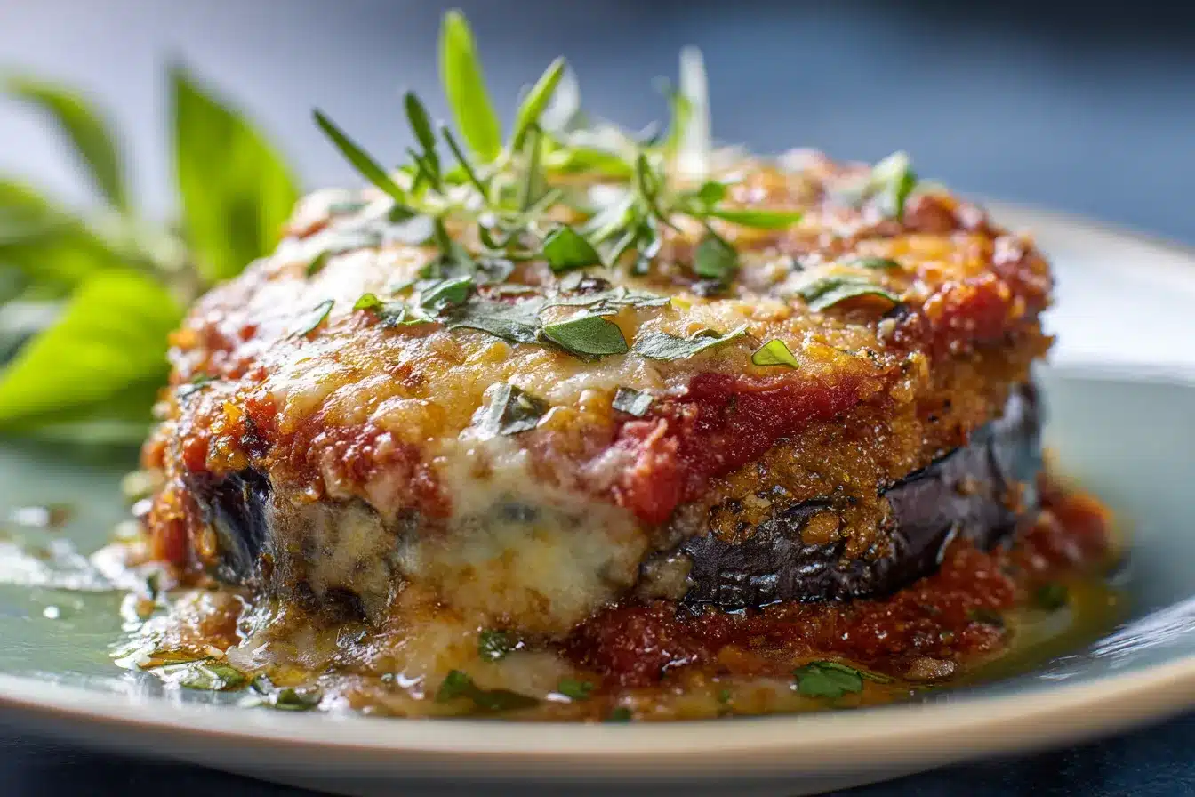Crispy Baked Eggplant Parmesan Irresistible Flavor in Every Bite
