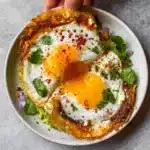 Crispy Feta Fried Eggs