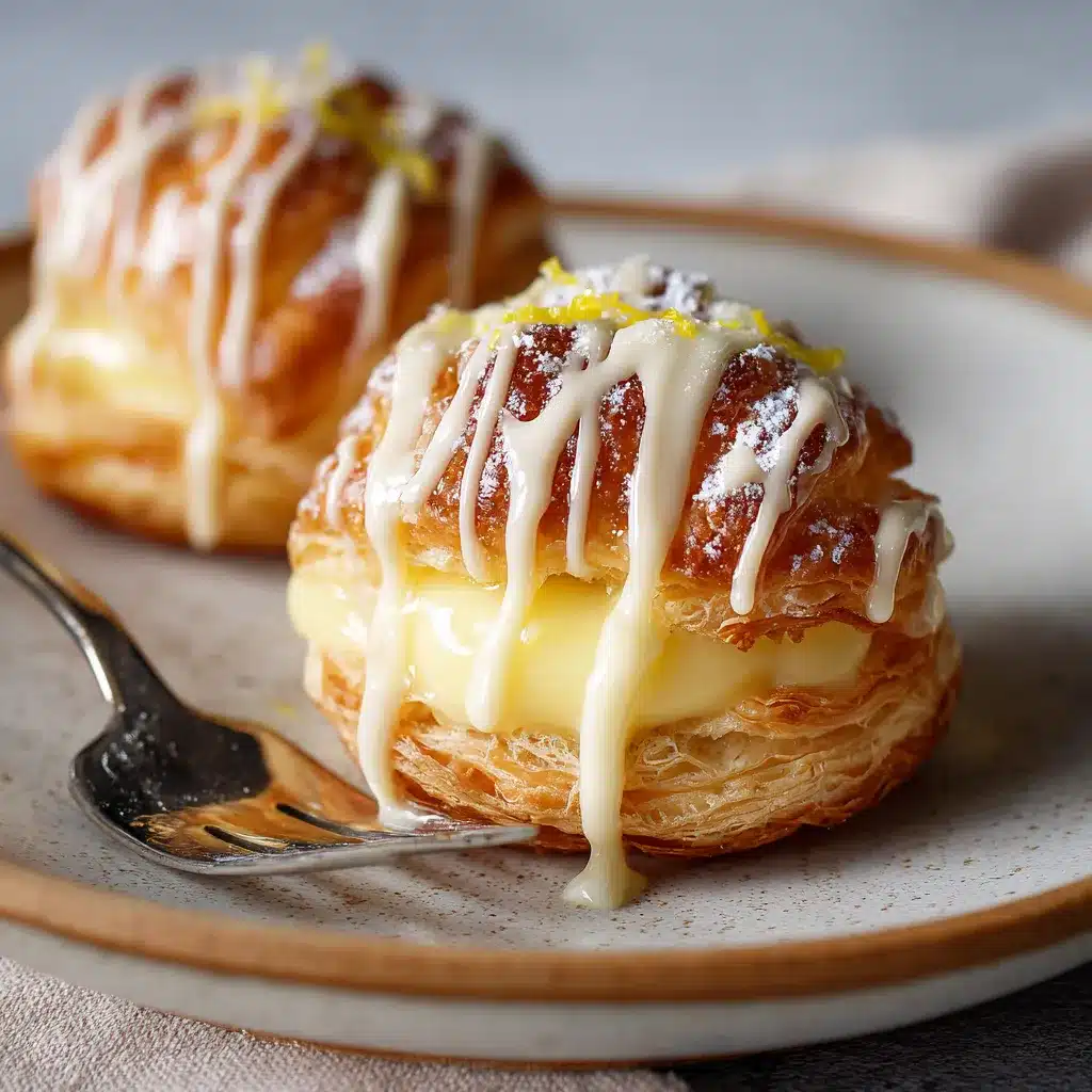 Indulgent Mascarpone Lemon Curd Puff Pastries Recipe