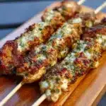 Garlic Parmesan Chicken on a Stick