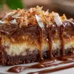 German Chocolate Cheesecake
