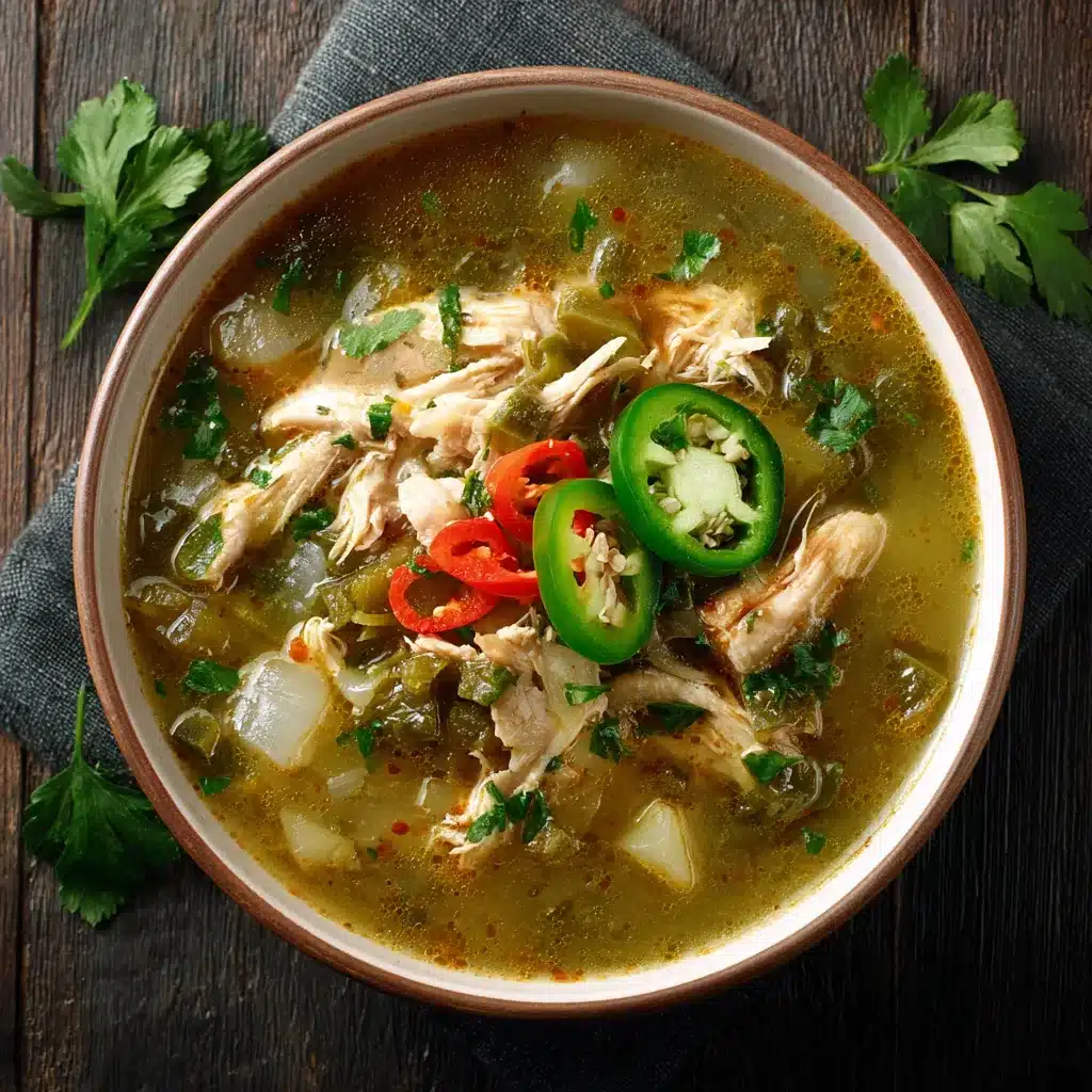 Amazing Green Chile Chicken Stew Comforting Flavorful Dish
