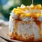 Heavenly Pineapple Angel Food Cake