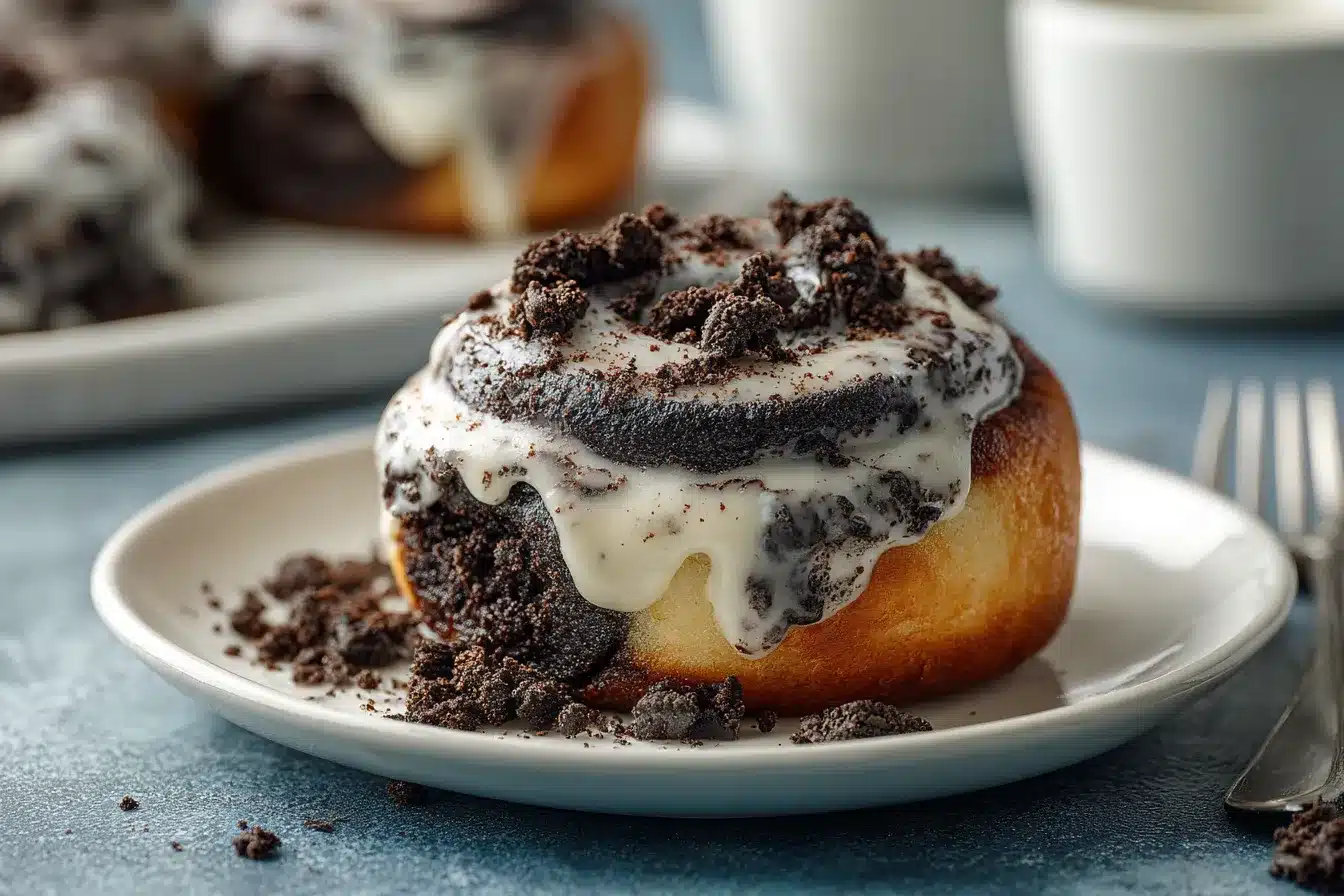 Homemade Oreo Cinnamon Roll upscaled 688535664681a