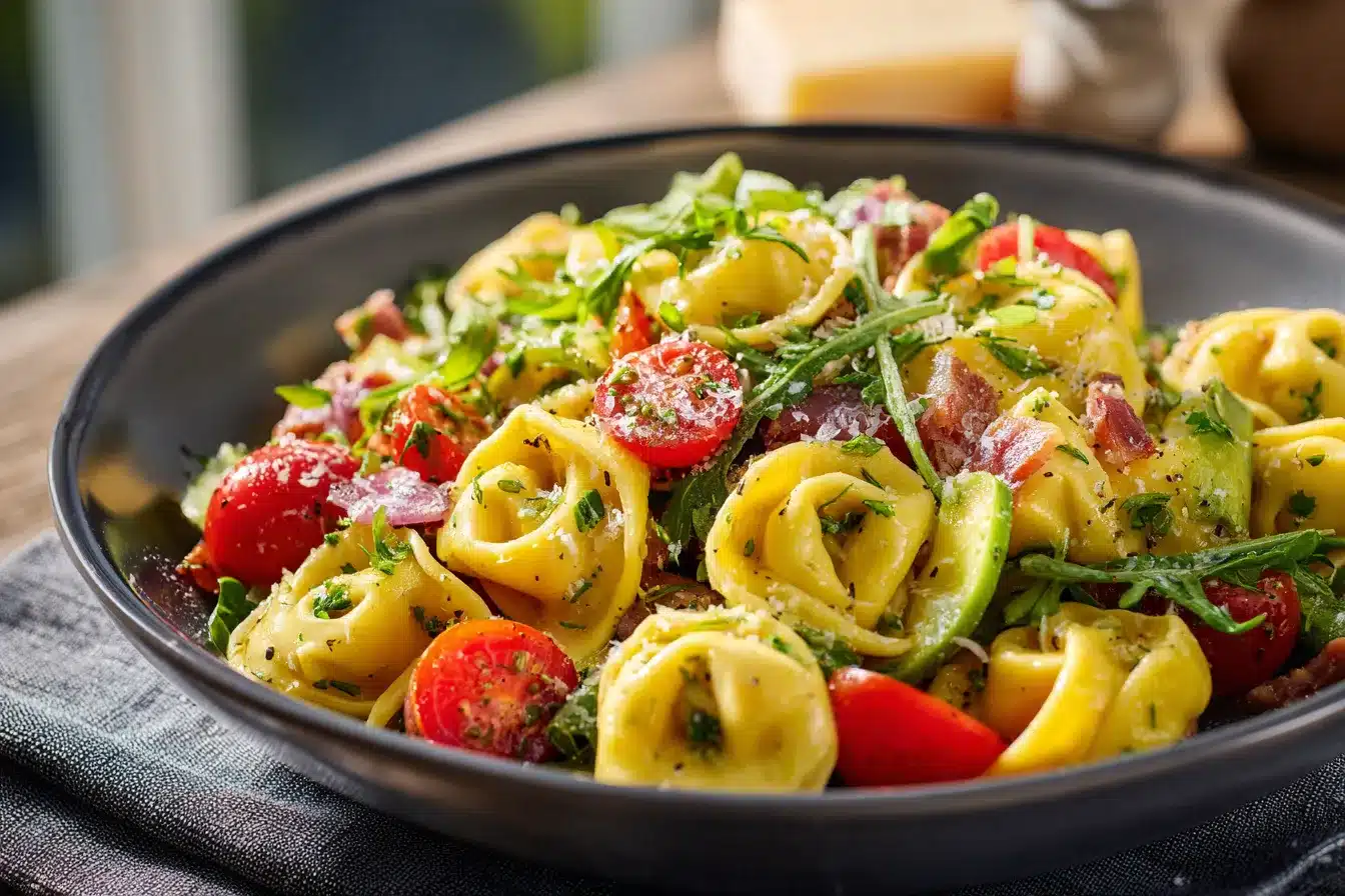 Italian Tortellini Pasta Salad upscaled 688686e6b851b