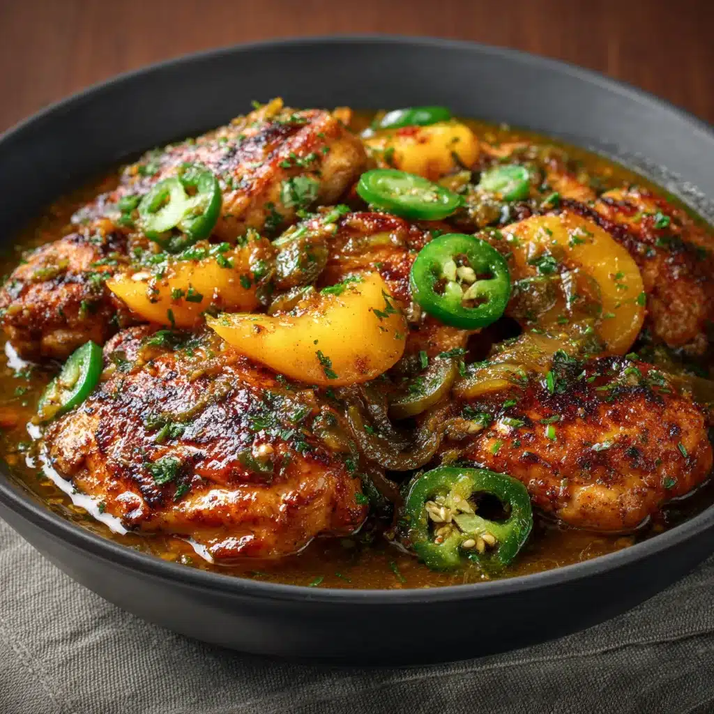 Spicy Jalapeno Peach Chicken Recipe Irresistible Flavor