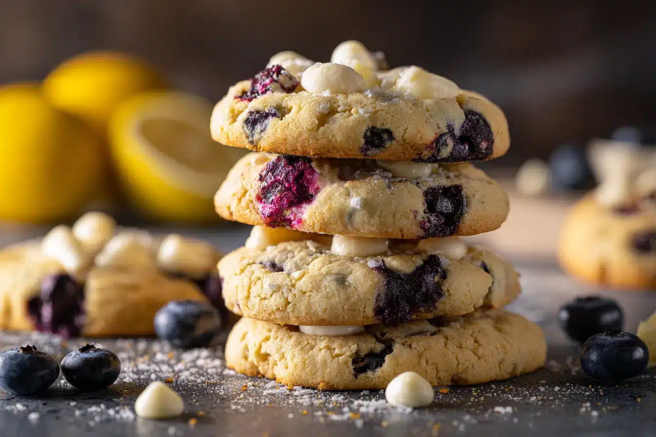 Lemon Blueberry Cheesecake Cookies upscaled 688bcd5f37e3b