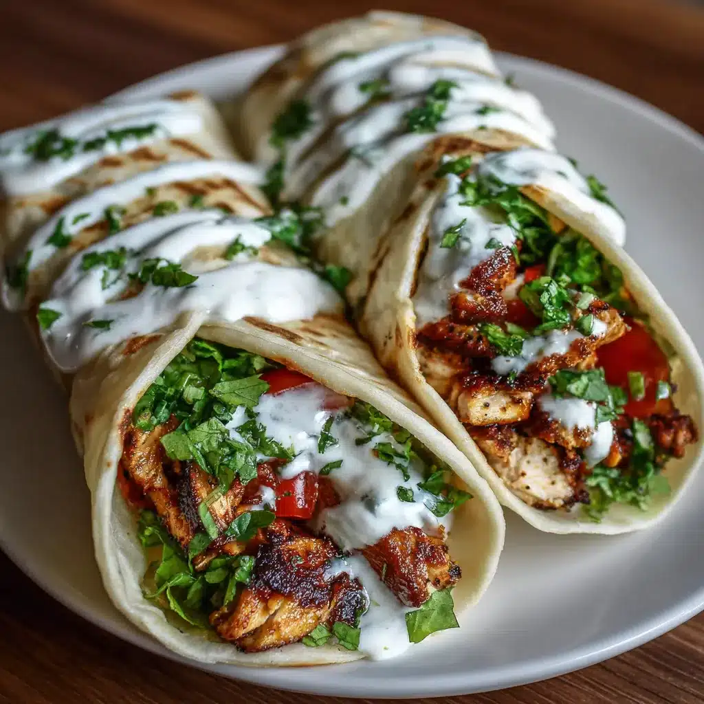 Delicious Middle Eastern Chicken Wraps for a Flavor Explosion