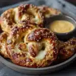 Mozzarella Stuffed Soft Pretzels