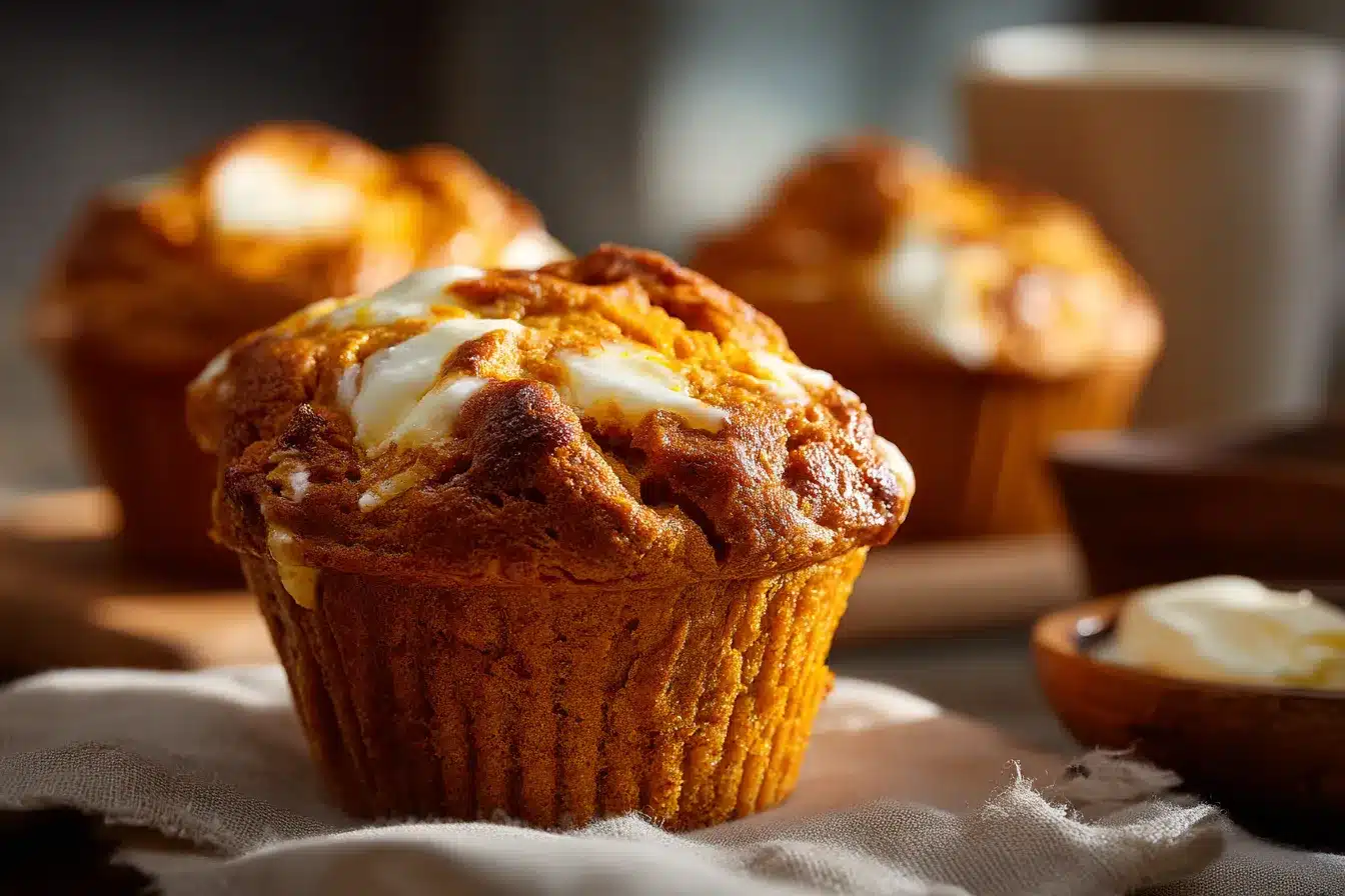 Pumpkin Cream Cheese Muffins upscaled 68834f4e5d377