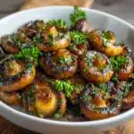 Sautéed Grilled Garlic Mushrooms