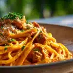 Simple and Delicious Cowboy Butter Chicken Pasta Linguine