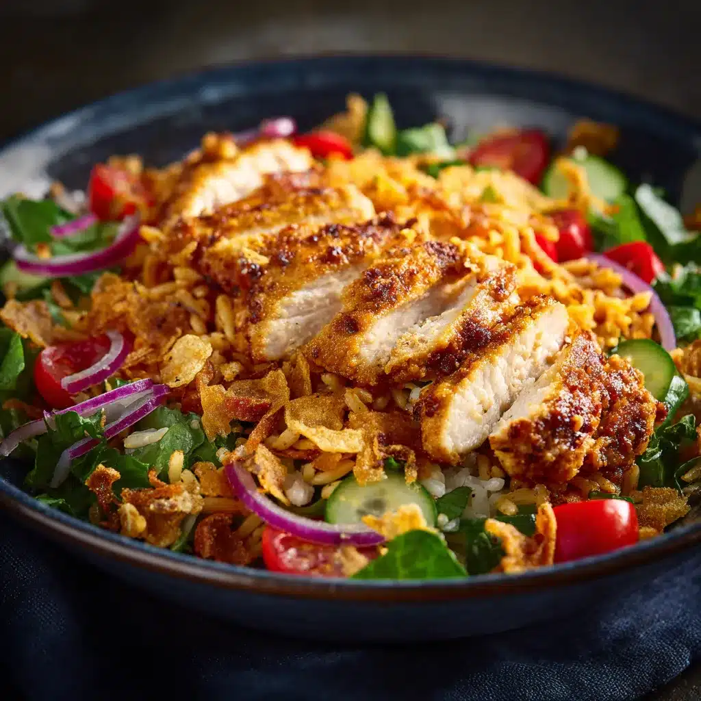 Delicious Southern Style Chicken Crispy Rice Salad Recipe