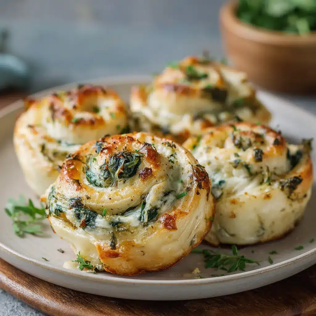 Delicious Spinach Artichoke Swirls Irresistible Appetizer