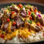 Steak Queso Rice