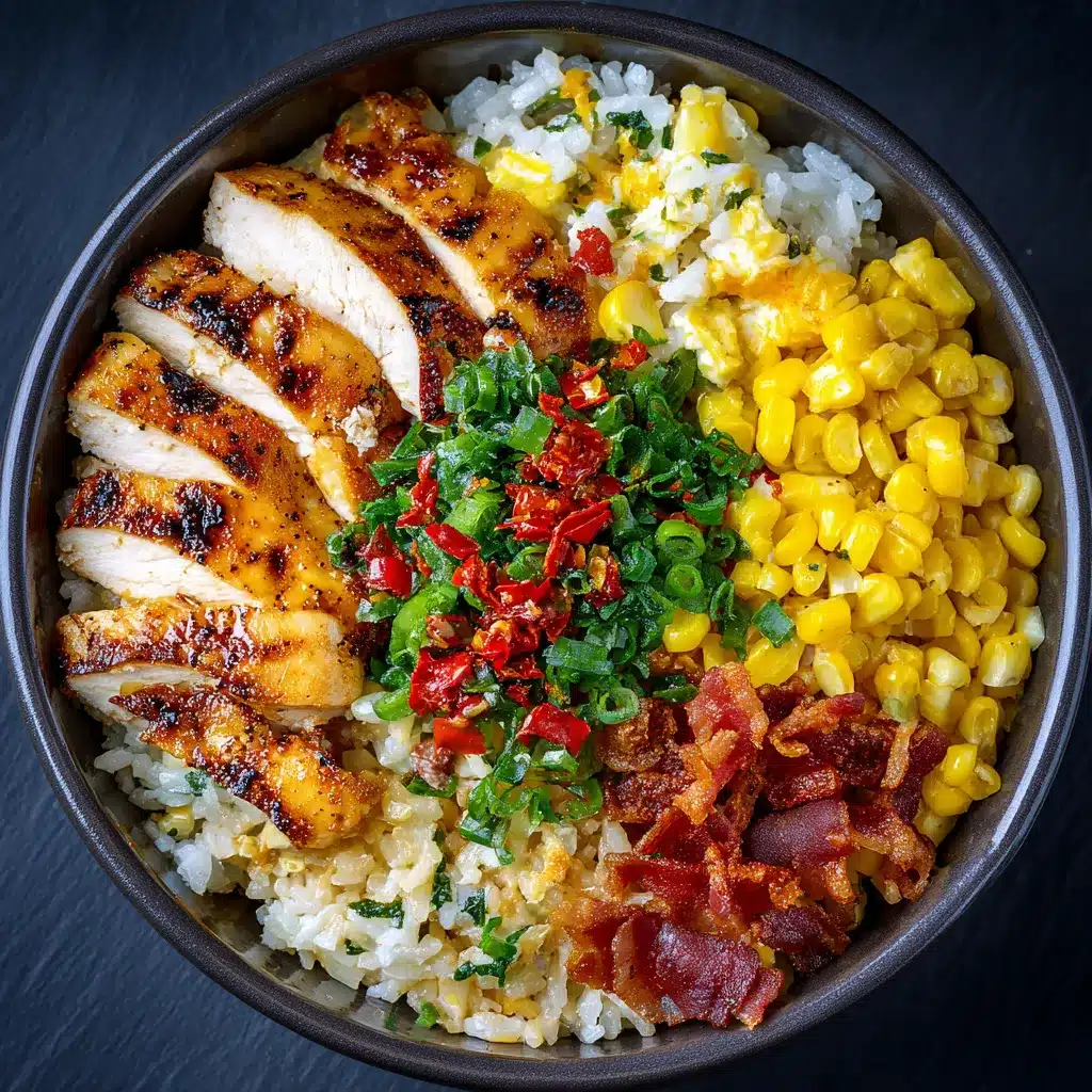 Savory Street Corn Chicken Rice Bowl FlavorPacked Delight