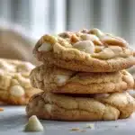 White Chocolate Reese’s Cheesecake Cookies