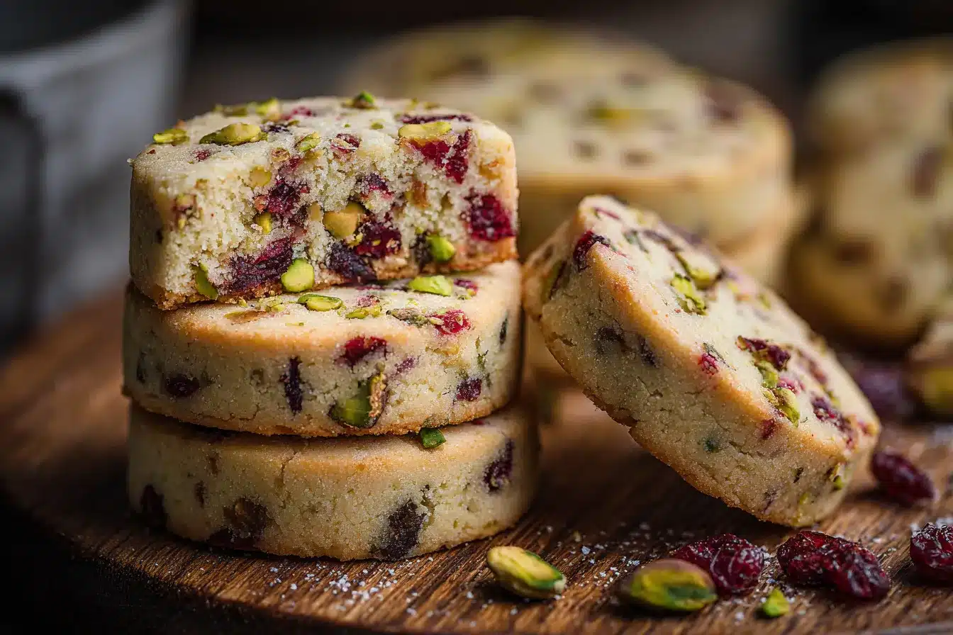 cranberry pistachio shortbread cookies upscaled 688929e6df454