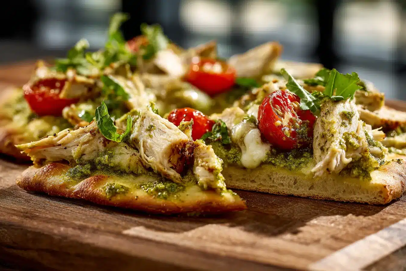 pesto chicken flatbread upscaled 68890916e9400