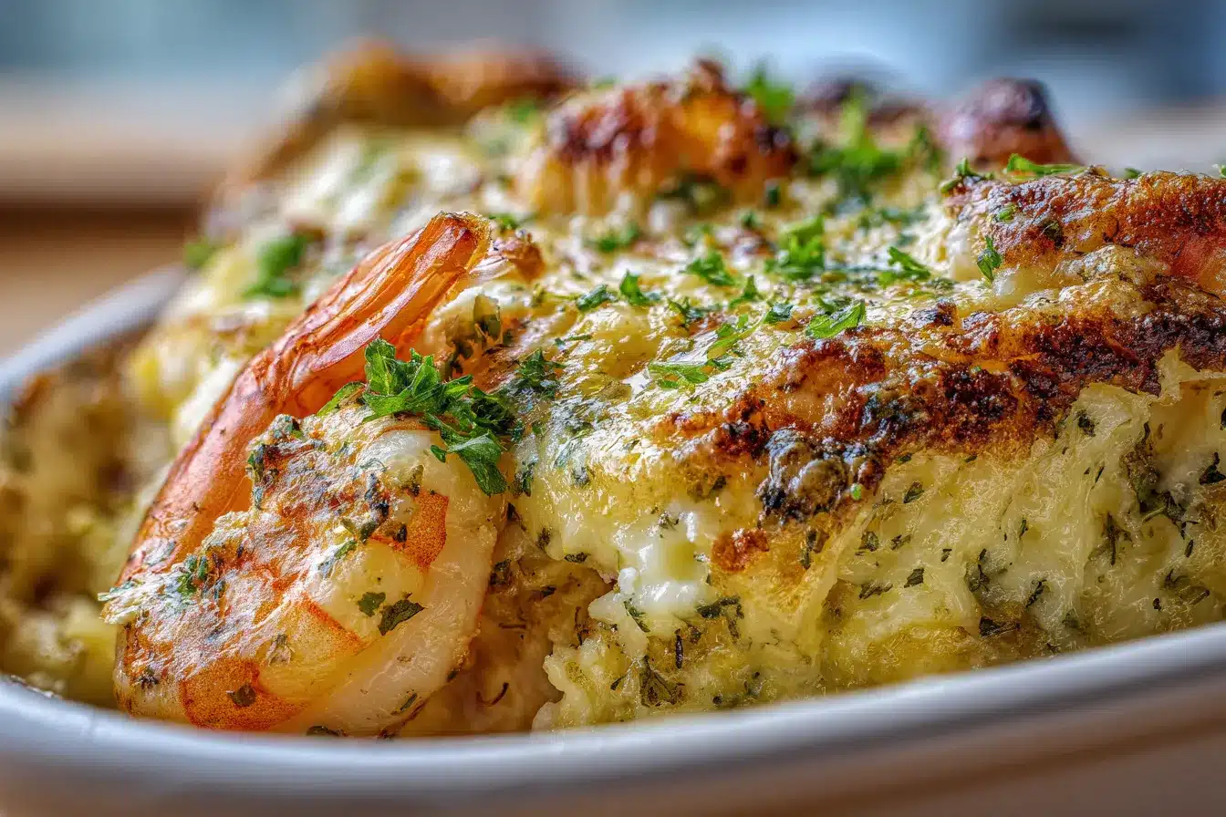 Delicious Baked Stuffed Shrimp Casserole Easy Tasty Recipe