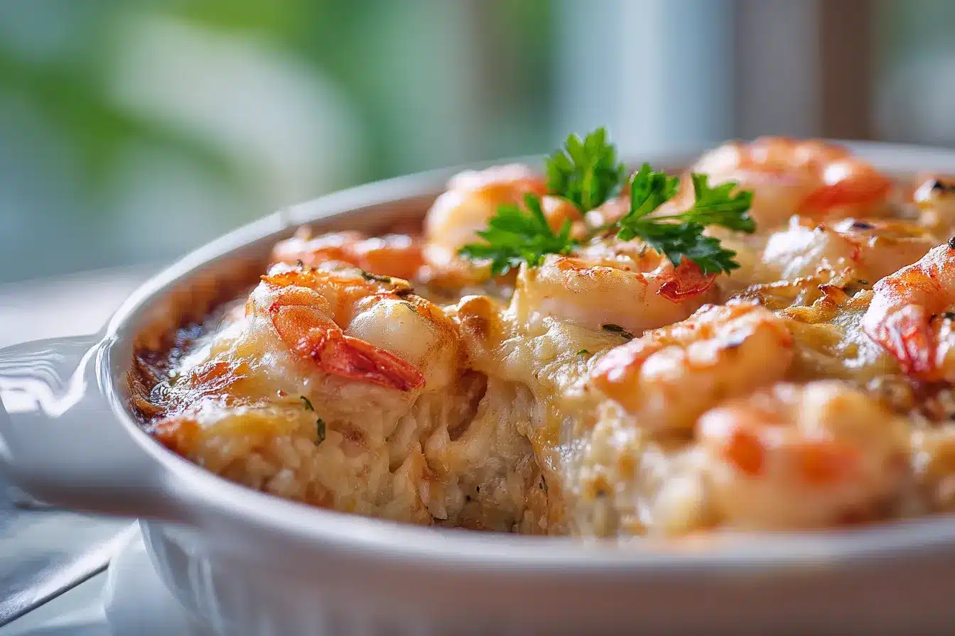 Delicious Baked Stuffed Shrimp Casserole Easy Tasty Recipe 4 Baked Stuffed Shrimp Casserole upscaled 68b1c2ca040dd