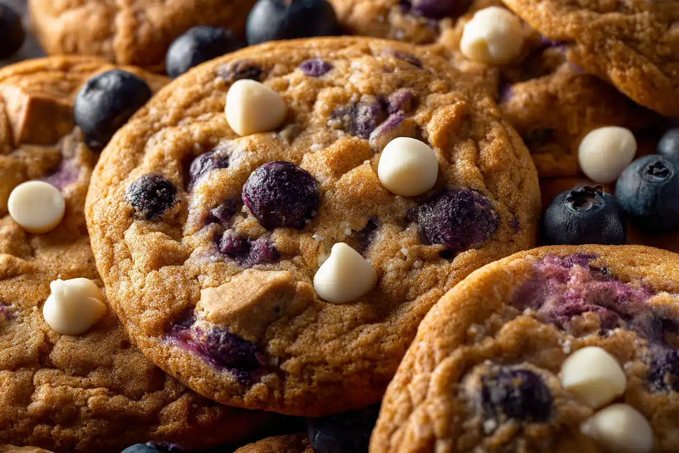 Irresistible BakeryStyle Blueberry White Choco Chip Cookies