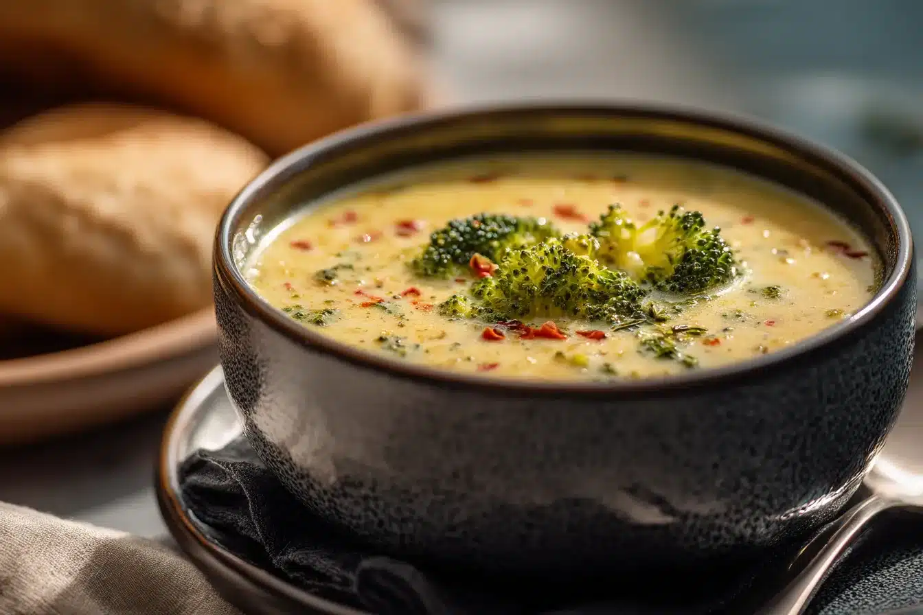 Irresistible Broccoli Cheese Soup Creamy Comforting Delight 3 Broccoli Cheese Soup upscaled 68afba7ab7ef4