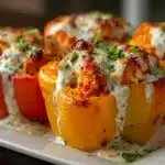 Irresistible Buffalo Chicken Stuffed Peppers Recipe Delight 5 Buffalo Chicken Stuffed Peppers