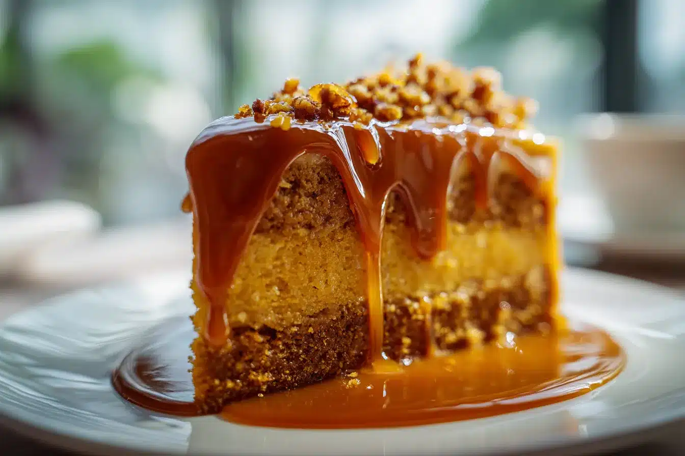 Decadent Butterscotch Cake with Irresistible Caramel Drizzle