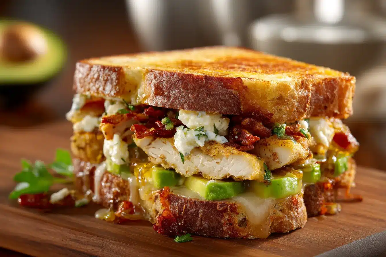 Ultimate Chicken Avocado Melt Sandwich Irresistibly Delicious