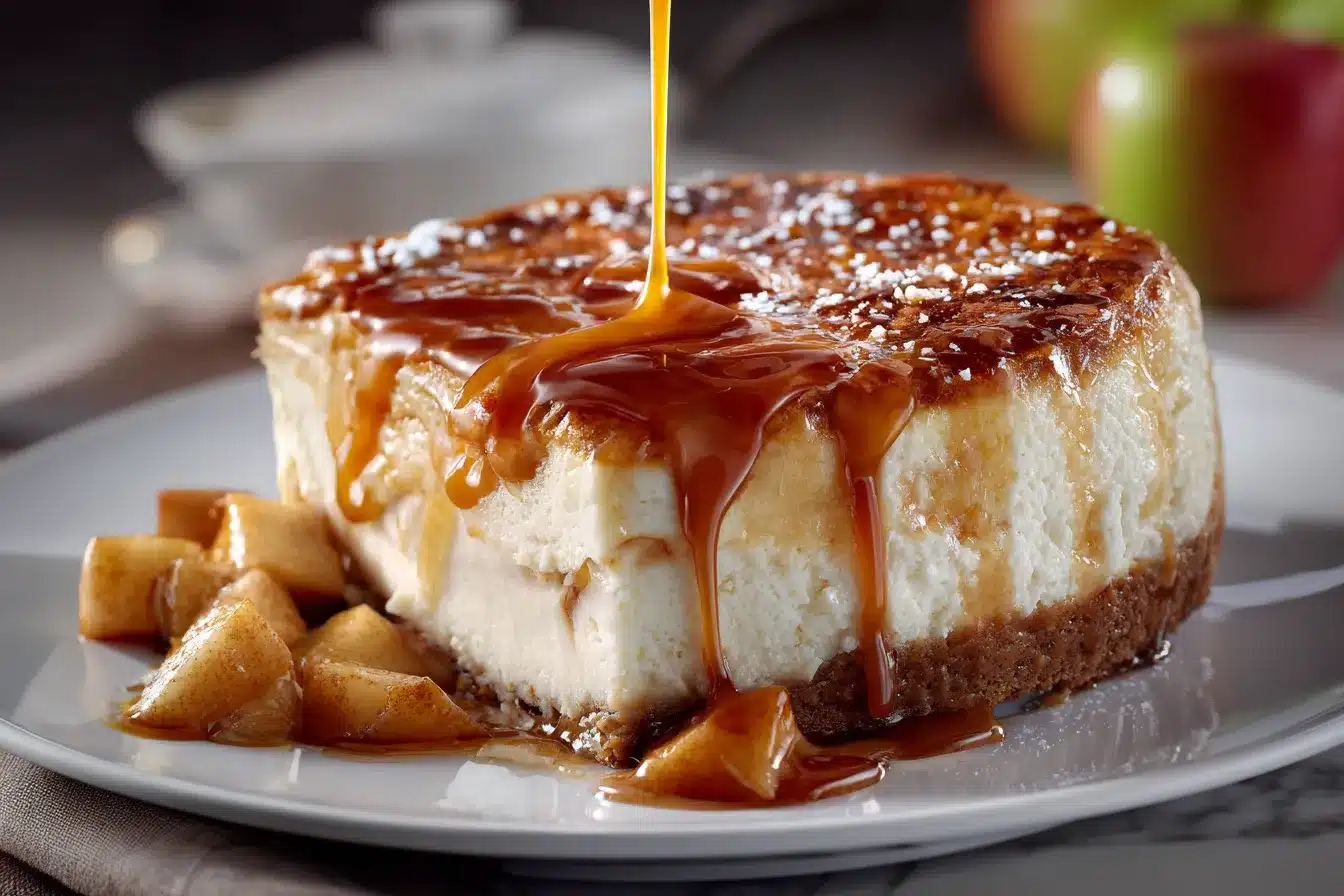 Irresistible Caramel Apple Cheesecake Recipe for Fall Delight