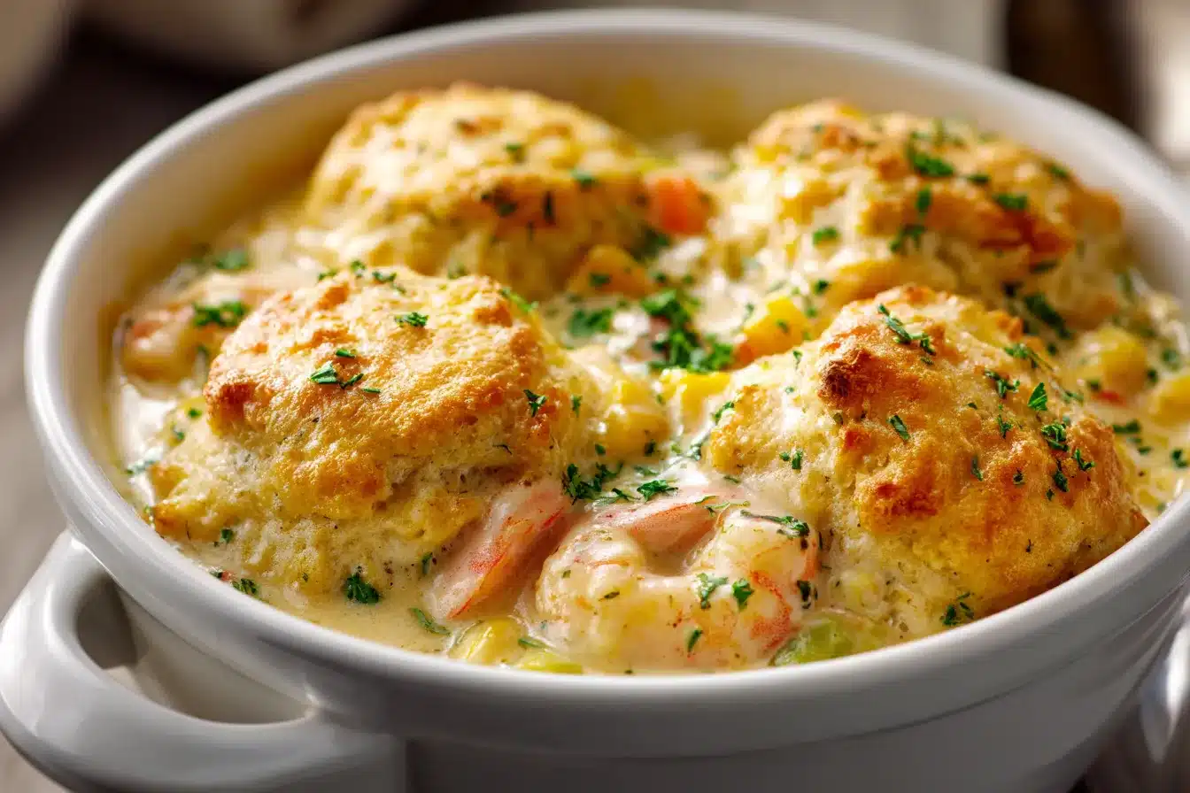 Delicious Cheddar Bay Biscuit Seafood Pot Pie Recipe Easy 1 Cheddar Bay Biscuit Seafood upscaled 68b126b29064d