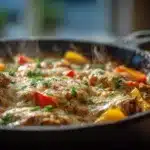 Irresistible Cheesy Baja Chicken Bell Pepper Skillet Recipe 4 Cheesy Baja Chicken & Bell Pepper Skillet